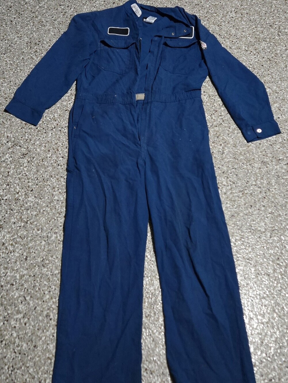 FRC Navy Blue Coverall Jumpsuit Size 42
